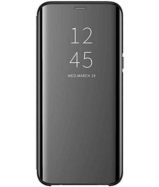 Husa View Mirror Samsung Galaxy A22 / A22 5G, Negru